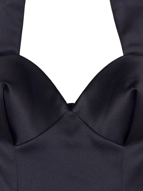 Marc Jacobs halterneck mermaid dress - Black