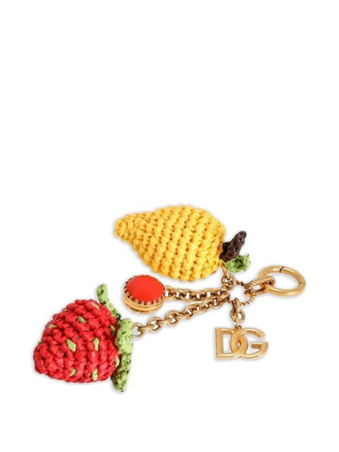 Dolce & Gabbana strawberry keyring - Gold - zdjęcie produktu nr 2