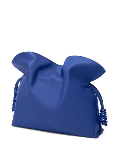 LOEWE medium Flamenco leather cross body bag - Blue
