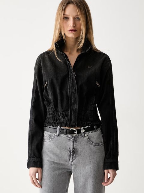 adidas Originals kurtka jeansowa damska bawełniana P ESS DENIM TT - zdjęcie produktu nr 1