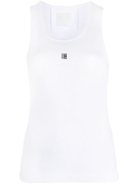 Givenchy 4G-logo plaque sleeveless top - White - zdjęcie produktu nr 1