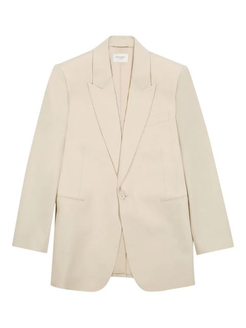 Saint Laurent peaked-lapels blazer - Neutrals - zdjęcie produktu nr 1