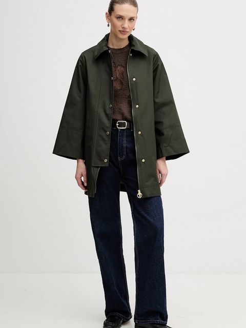 Barbour płaszcz Fia kolor zielony LSP0276