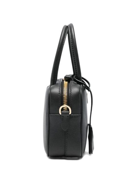 Prada triangle-logo tote bag - Black
