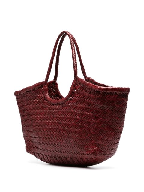 DRAGON DIFFUSION large Nantucket leather tote bag - Red