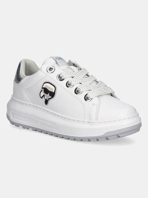 Karl Lagerfeld sneakersy skórzane KAPRI LUG kolor biały KL67530 - zdjęcie produktu nr 1
