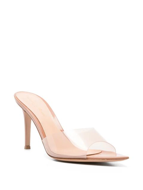 Gianvito Rossi Elle pointed-toe mules - Neutrals