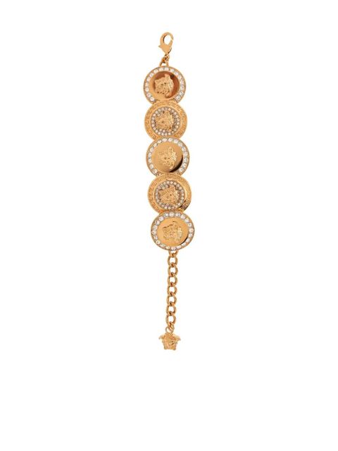 Versace Medusa crystal-embellished bracelet - Gold