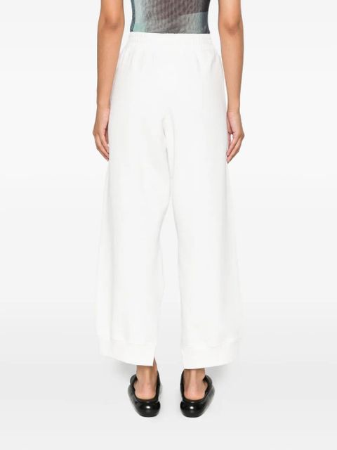 MM6 Maison Margiela number-print track pants - White