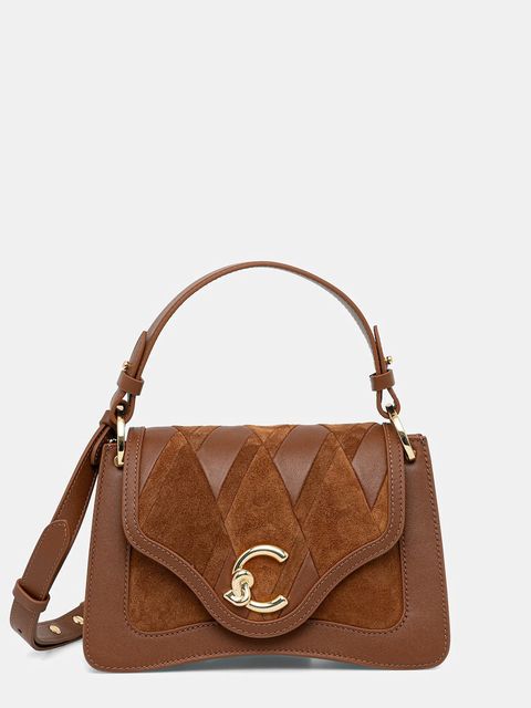 Coccinelle torebka skórzana kolor brązowy E1.T1S.18.02.01 - zdjęcie produktu nr 1