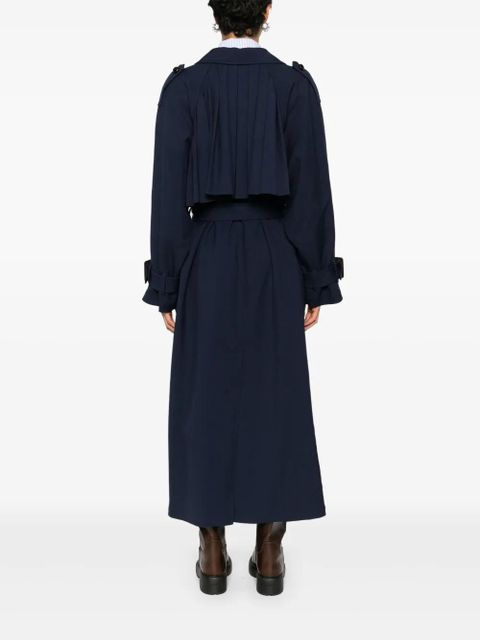 Gucci wool trench coat - Blue