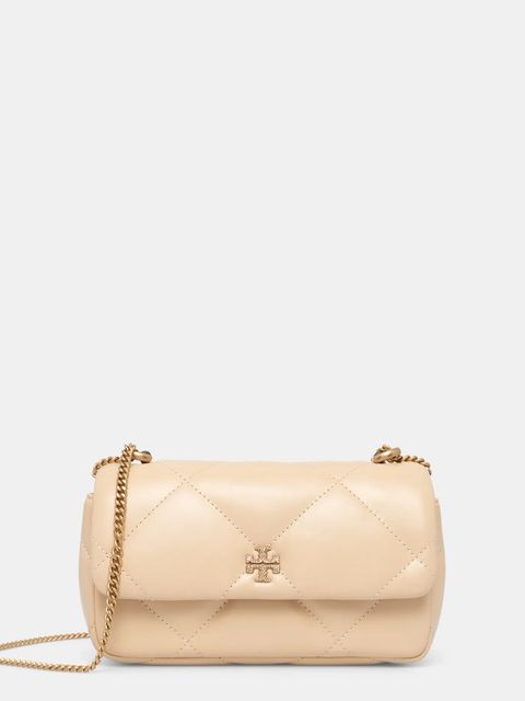 Tory Burch torebka Kira kolor beżowy 161913.700
