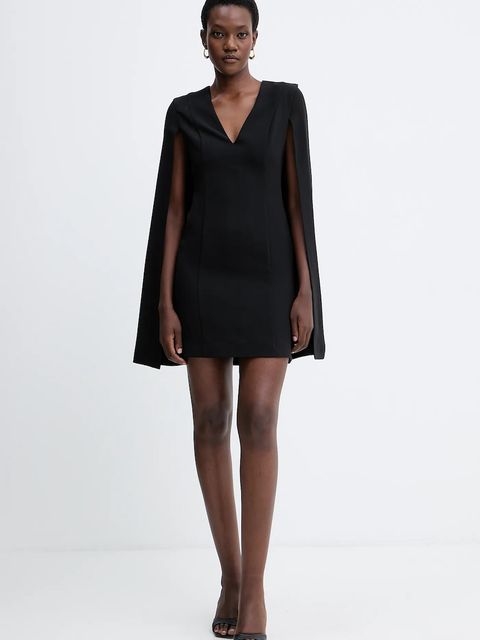 Twinset sukienka kolor czarny mini dopasowana 252TT2402