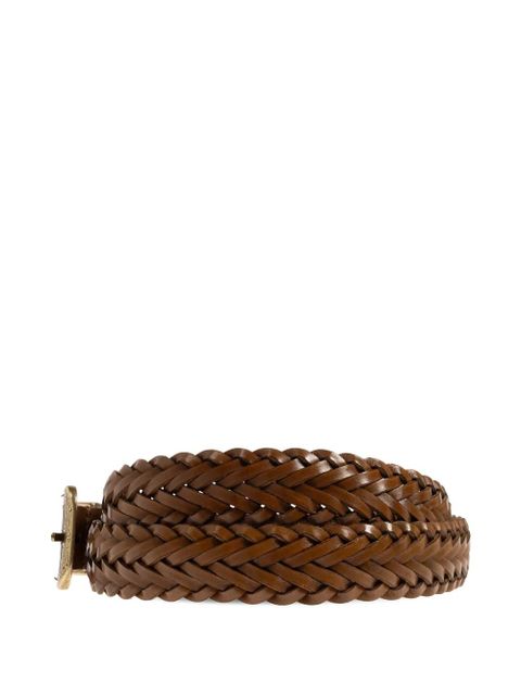 ETRO woven leather belt - Brown - zdjęcie produktu nr 2