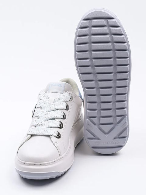 Karl Lagerfeld sneakersy skórzane KAPRI LUG kolor biały KL67530