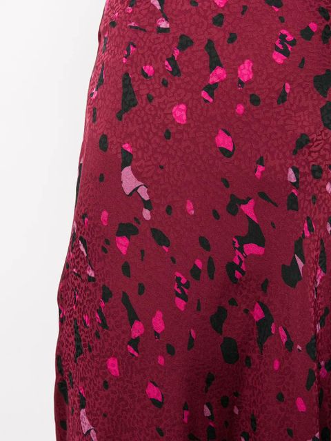 Ba&Sh Tomy leopard-print midi skirt - Purple