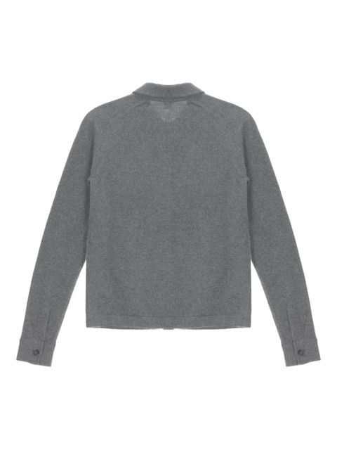 TOTEME raglan-sleeve cardigan - Grey
