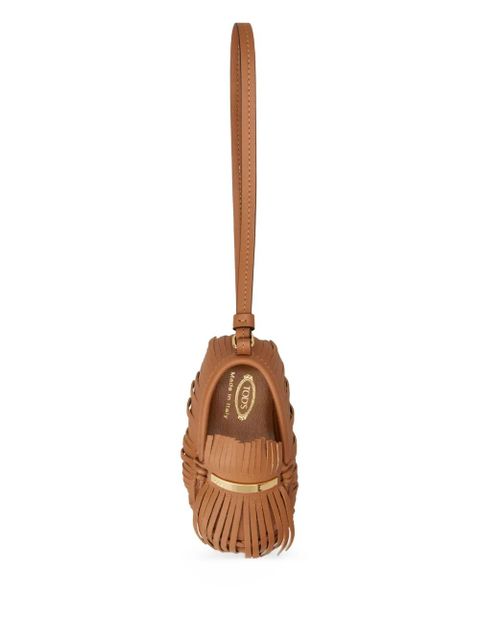Tod's leather bag charm - Brown - zdjęcie produktu nr 1