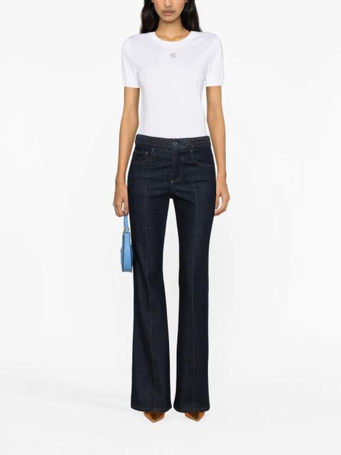 Dolce & Gabbana crystal-embellished T-shirt - White - zdjęcie produktu nr 2