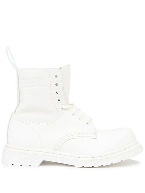 MM6 Maison Margiela x Dr Martens 1460 boots - White - zdjęcie produktu nr 1