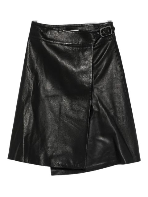 Simkhai wrap midi skirt - BLACK