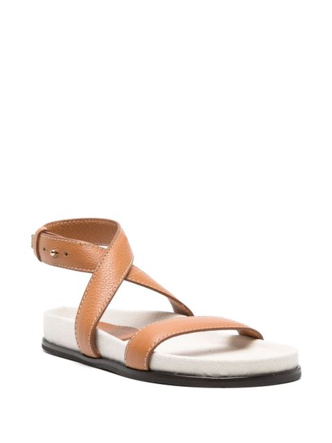 TOTEME The Chunky leather sandals - Neutrals