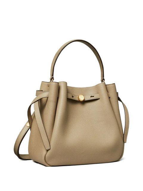 Tory Burch Romy logo button bucket bag - Neutrals