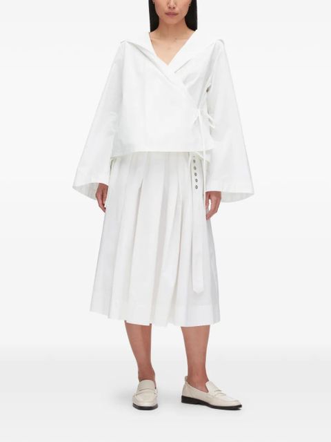 3.1 Phillip Lim collar tie blouse - White - zdjęcie produktu nr 2