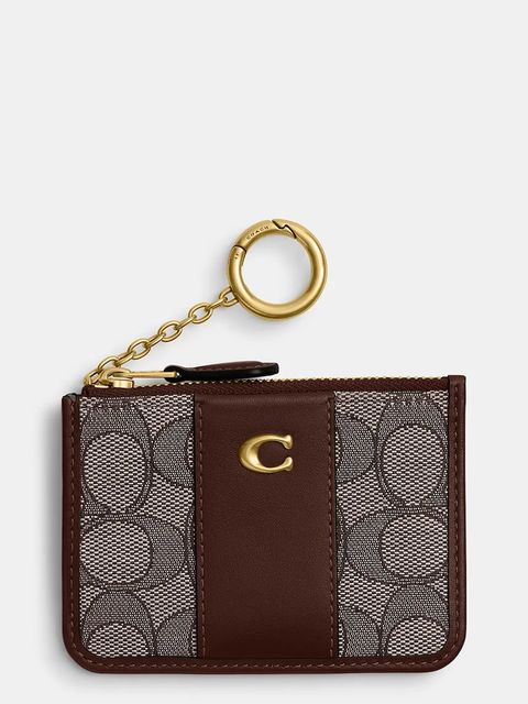 Coach portfel damski kolor brązowy CCD13 - zdjęcie produktu nr 1