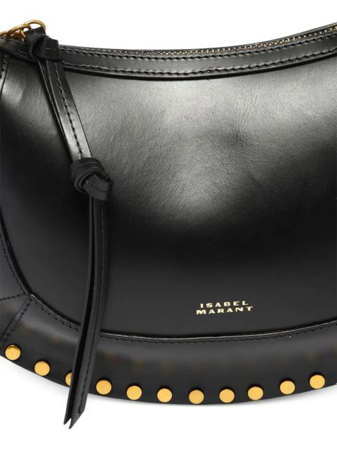 ISABEL MARANT Oskan Moon studded leather shoulder bag - Black