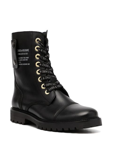 Zadig&Voltaire Joe combat boots - Black - zdjęcie produktu nr 2