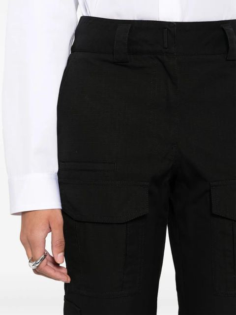 Givenchy fine-check-pattern cargo trousers - Black