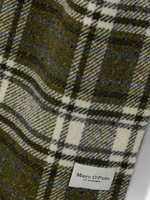 Marc O'Polo szalik z dodatkiem wełny damski kolor multicolor wzorzysty 509808702093 - zdjęcie produktu nr 2