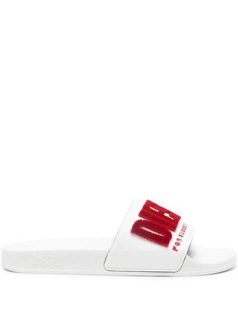 Diesel Sa-Mayemi logo slides - White - zdjęcie produktu nr 1