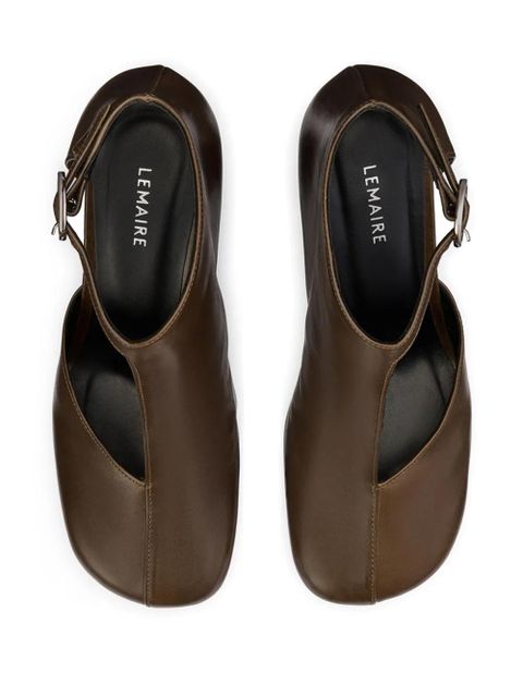 LEMAIRE 80mm cut-out boots - Brown - zdjęcie produktu nr 2