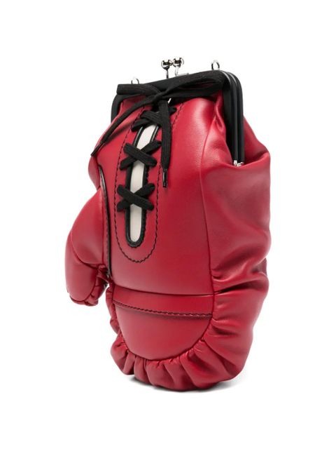 Moschino boxing glove chain shoulder bag - Red