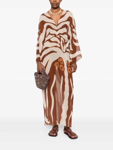 Johanna Ortiz Spiritual Healers maxi dress - Neutrals - zdjęcie produktu nr 2