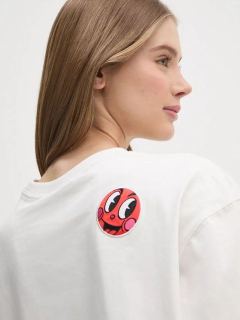 adidas Originals t-shirt Nelson damski kolor beżowy JC8334