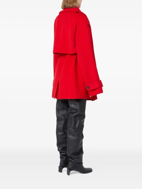 Max Mara belted collar coat - Red - zdjęcie produktu nr 2