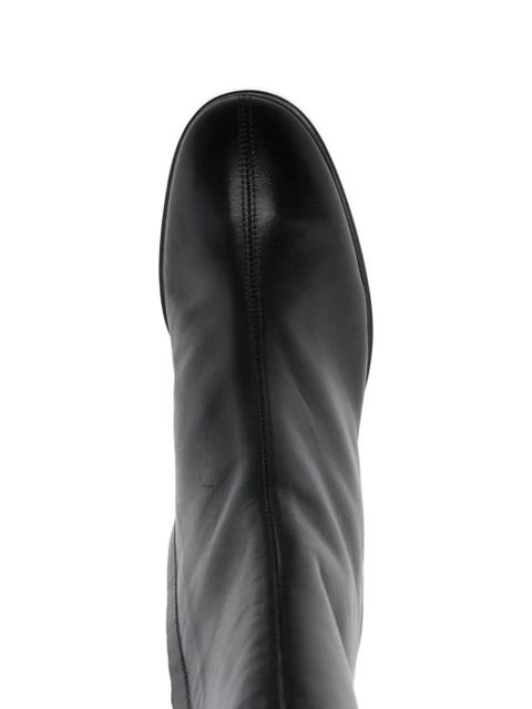 Aeyde 65mm leather ankle boots - Black