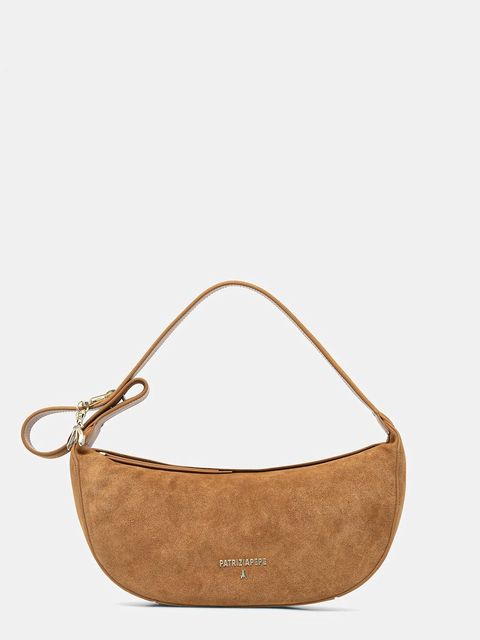 Patrizia Pepe torebka zamszowa kolor zielony 8B0274 L152