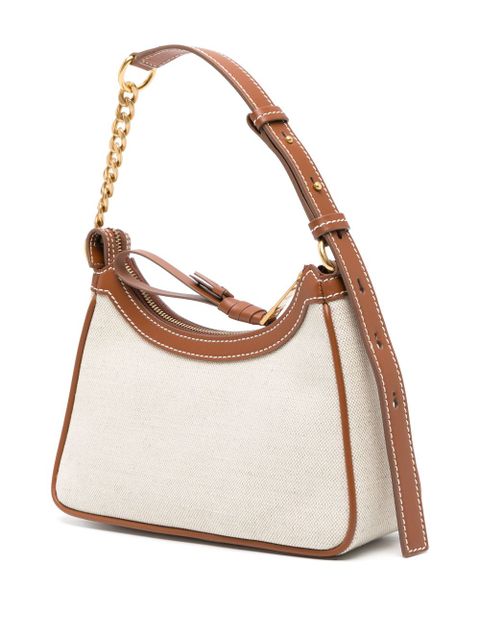 Balmain B-Army logo-print shoulder bag - Neutrals