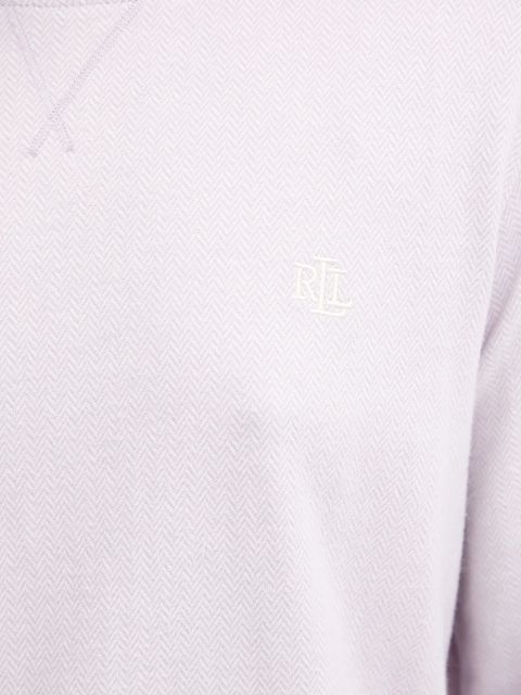 Lauren Ralph Lauren piżama bawełniana damska kolor fioletowy bawełniana ILN72453