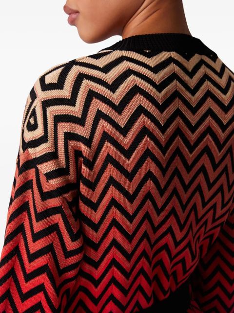 Missoni chevron-motif cardigan - Black