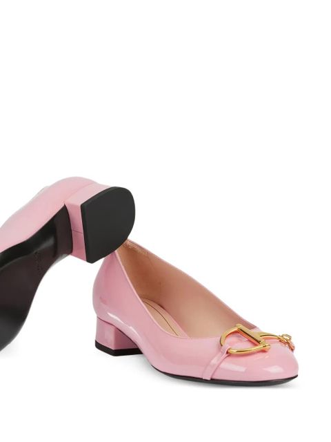 Gucci half-Horsebit flat pumps - Pink