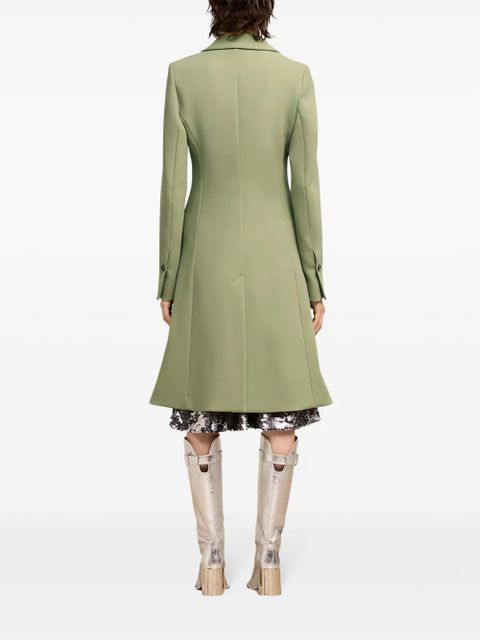 AMI Paris single-breasted wool coat - Green - zdjęcie produktu nr 2