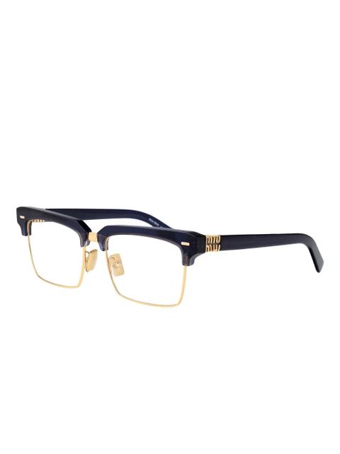Miu Miu Eyewear square-frame optical glasses - Blue - zdjęcie produktu nr 2