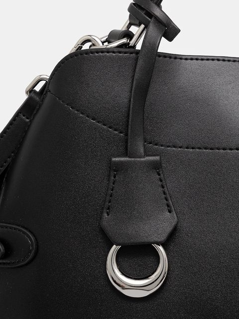 Answear.LAB torebka skórzana kolor czarny