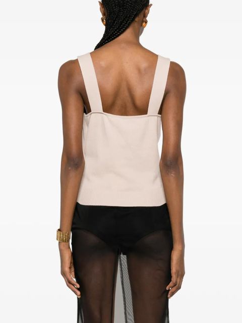 Givenchy V-neck knit top - Neutrals