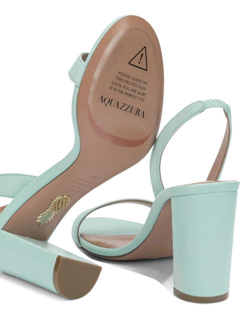 Aquazzura So Nude Block 85 sandals - Blue